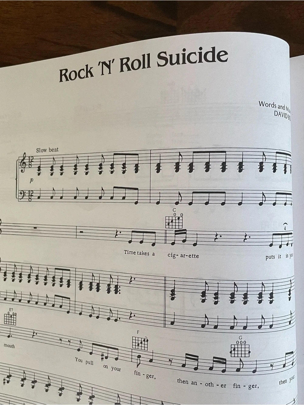 David Bowie Sheet Music Anthology: Piano, Vocal, Guitar - Picture 11 of 14